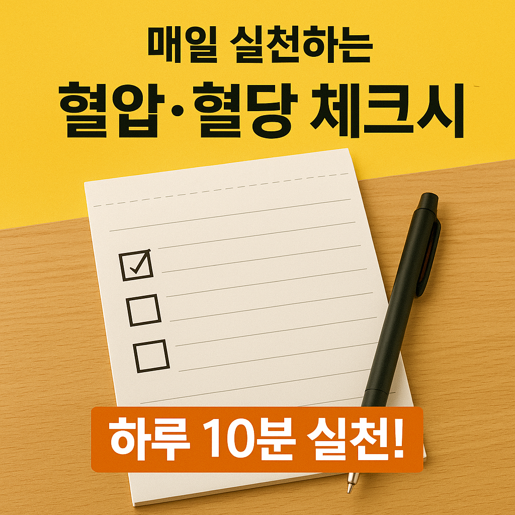 [5편] 중장년 혈압&middot;혈당 관리 체크리스트