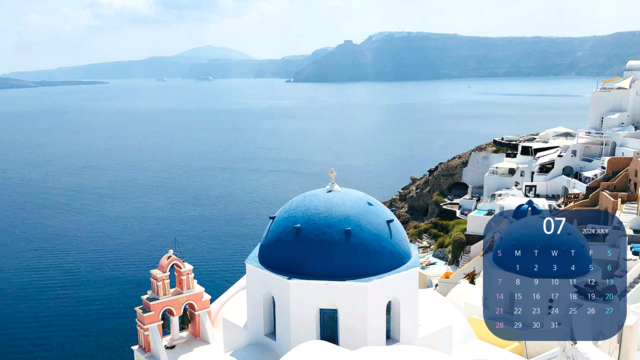 2024년 7월 달력 바탕화면