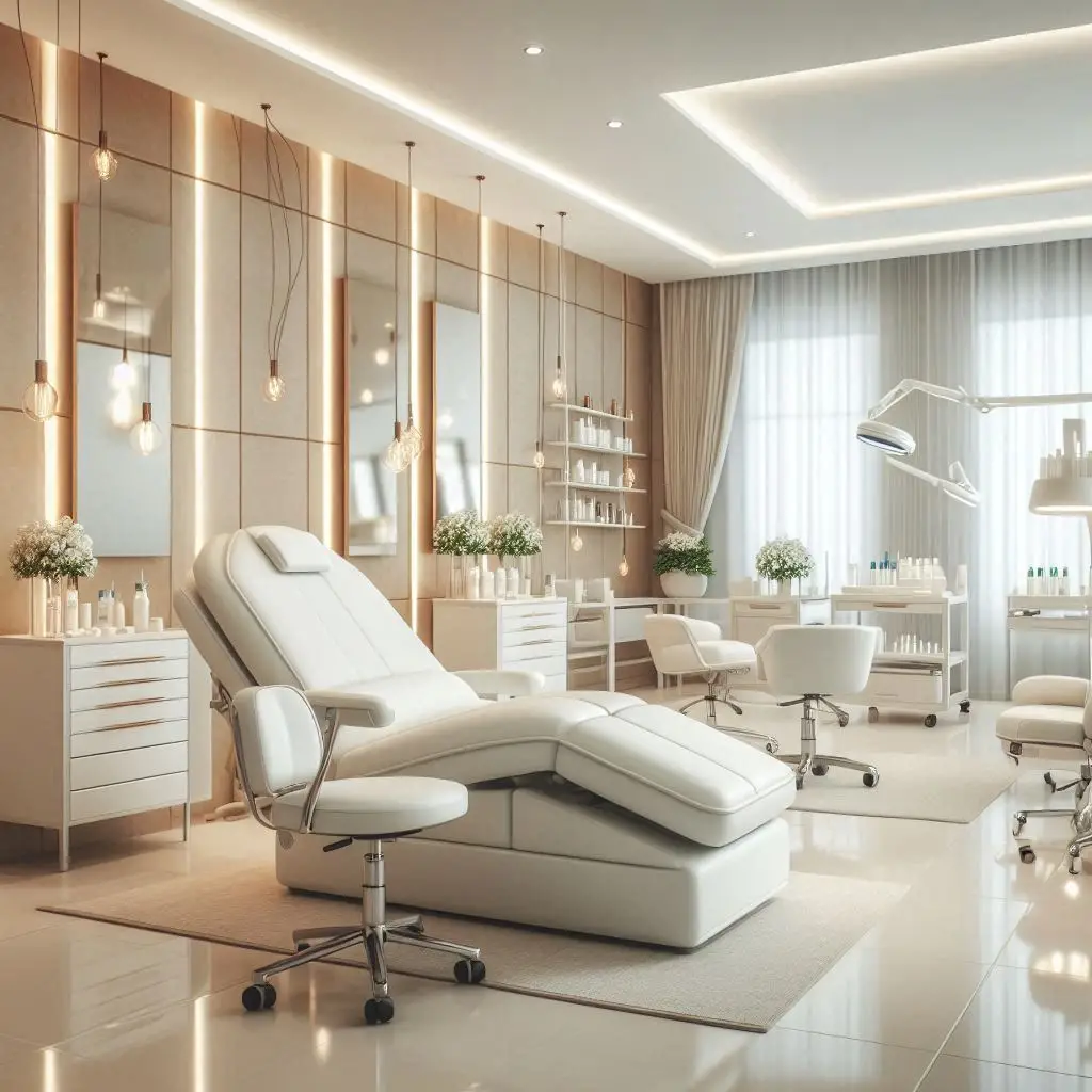 피부,체형관리 샵 배경