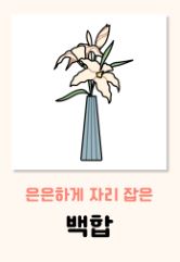백합 꽃말