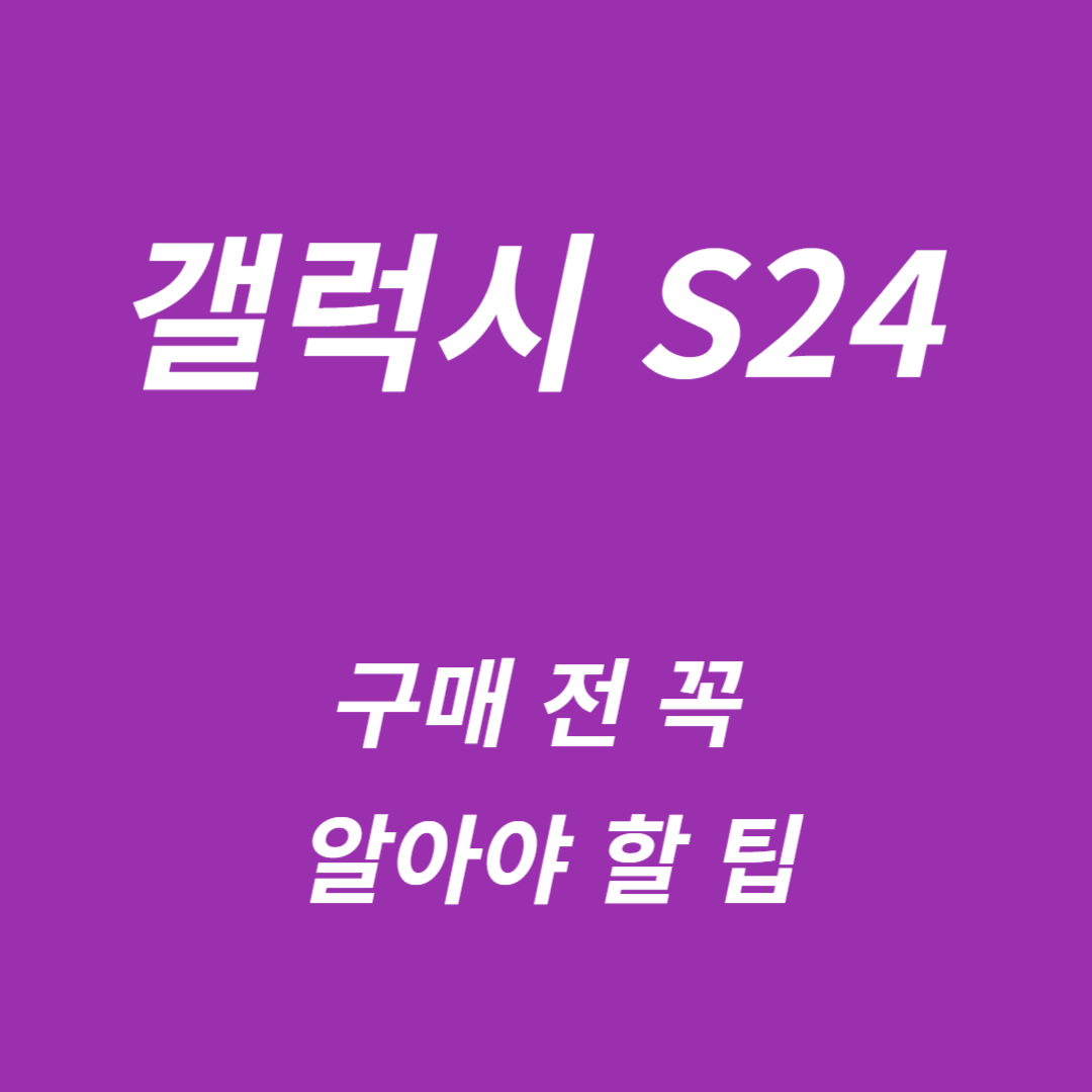 갤럭시 S24
