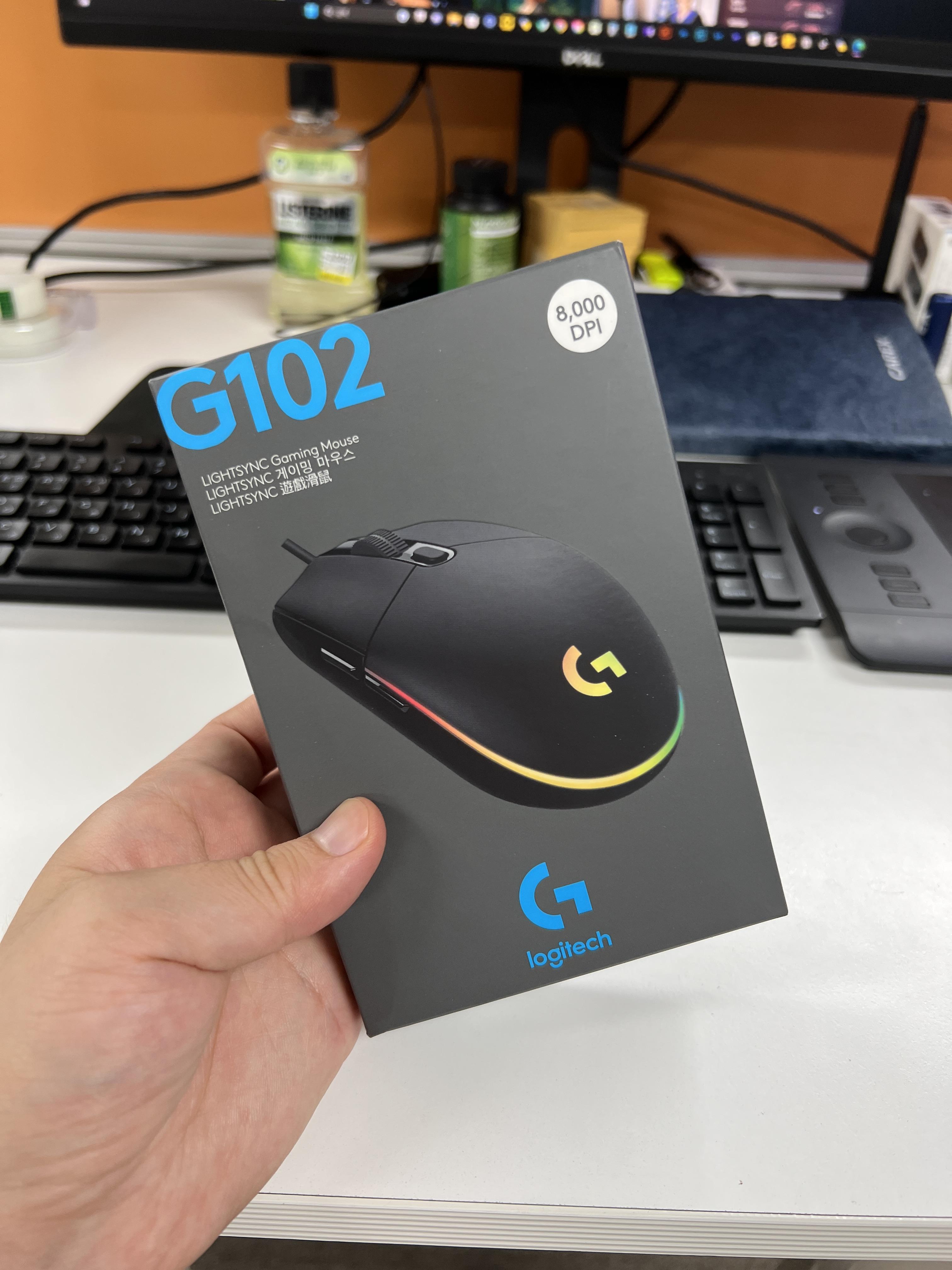 로지텍 G102 패키지