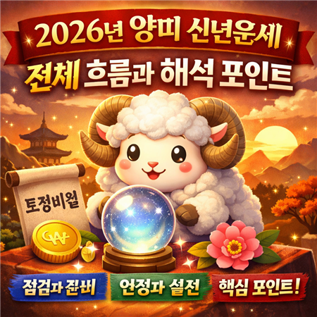 2026년 양띠 신년운세