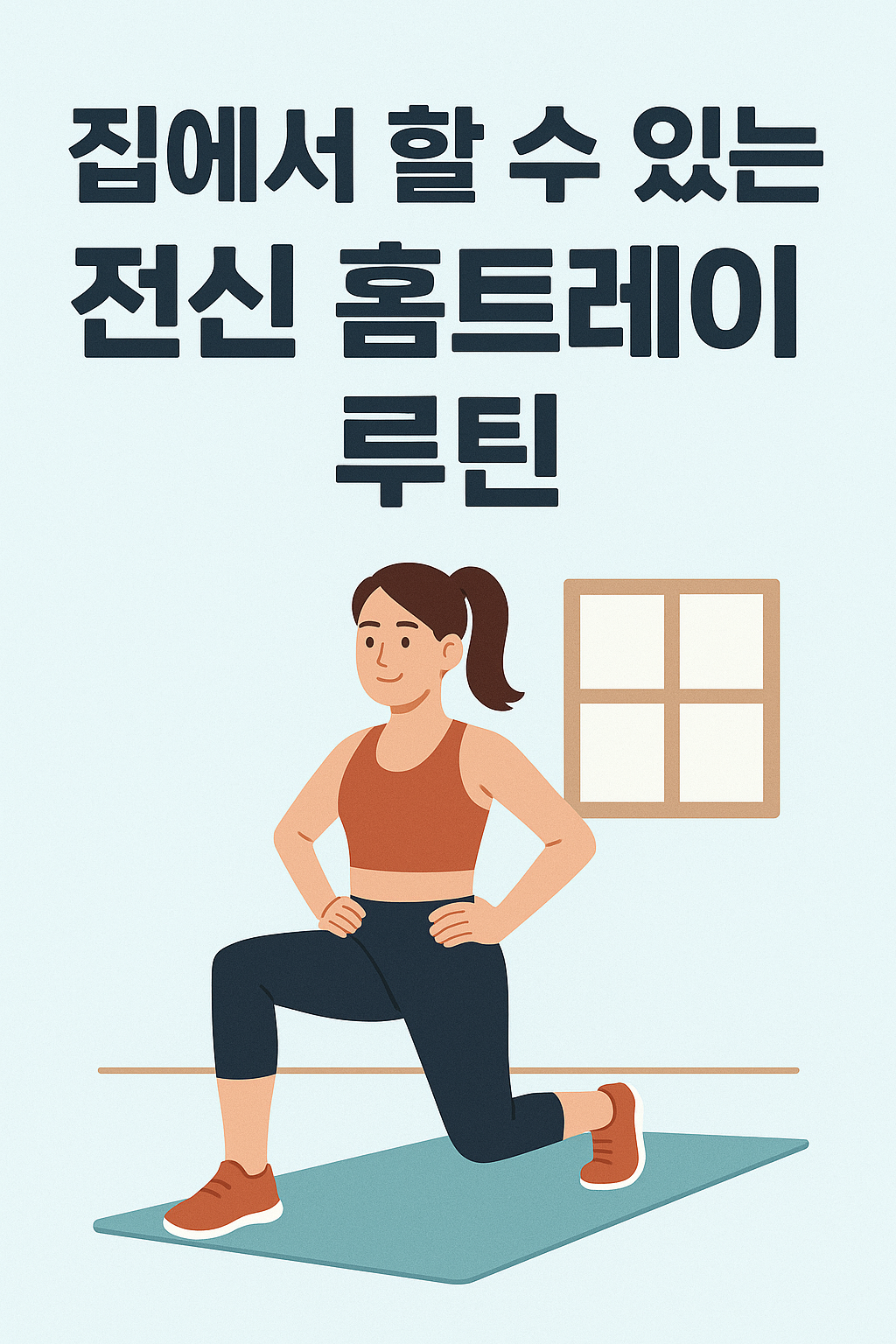 집에서 할 수 있는 전신 홈트레이닝 루틴