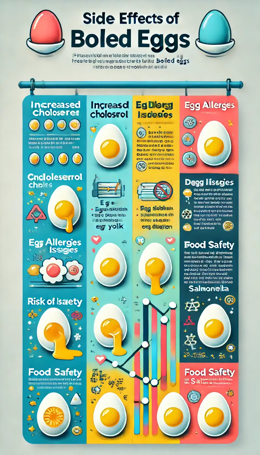 삶은 계란의 부작용