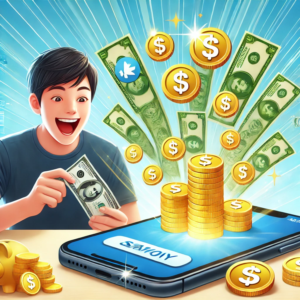 휴대폰 재태크로 돈버는 이미지