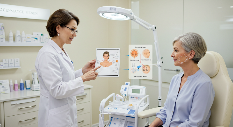 피부과 시술의 도움