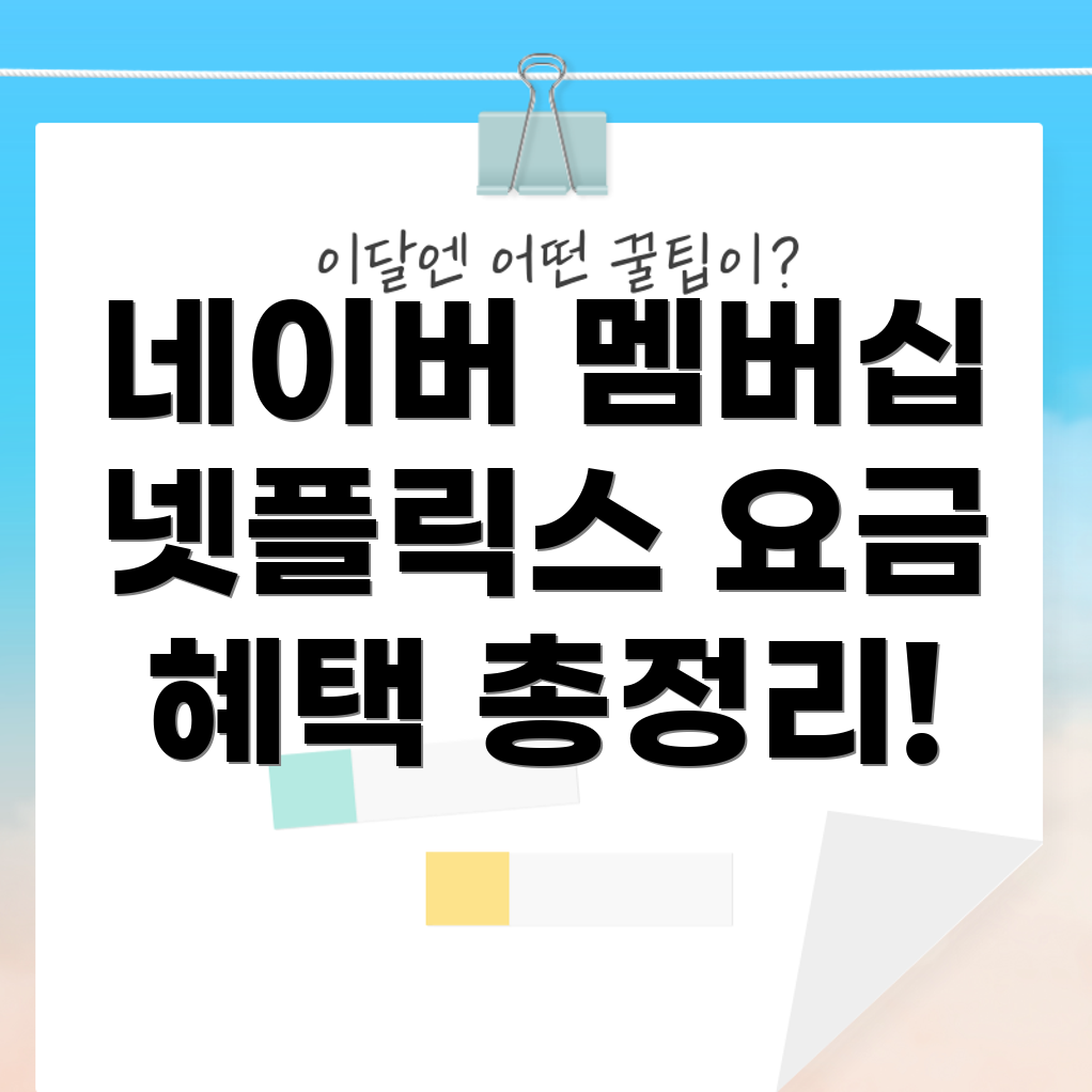 네이버 멤버십