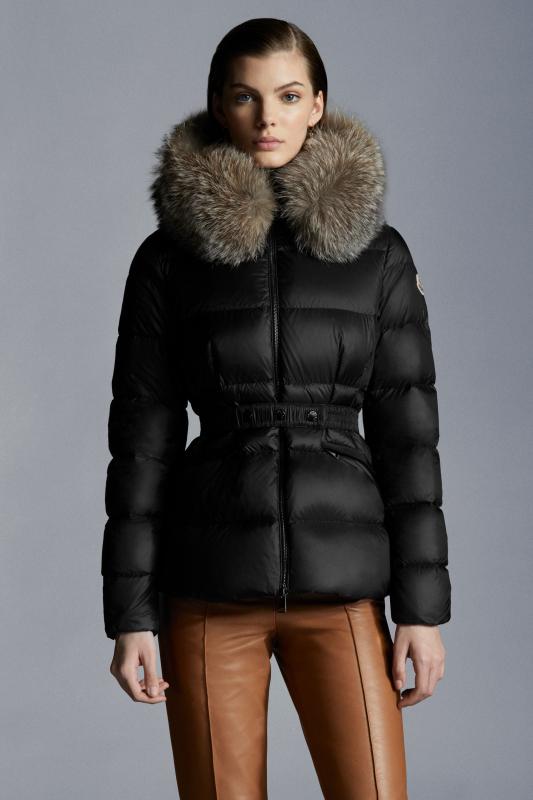 몽클레르 몽클레어 여성 보에드 폭스퍼 숏 다운 패딩 Boed Short Down Jacket