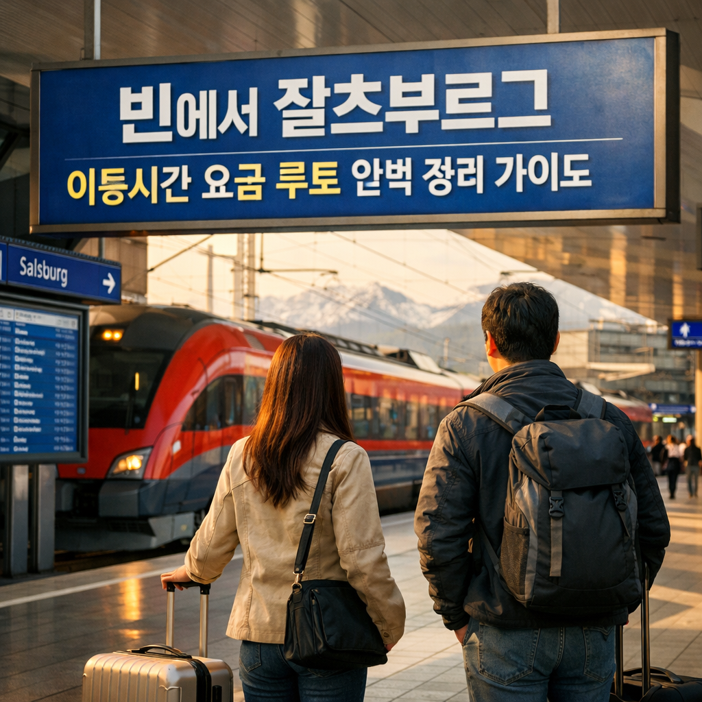 빈에서 잘츠부르크 이동시간 요금 루트 완벽 정리 가이드