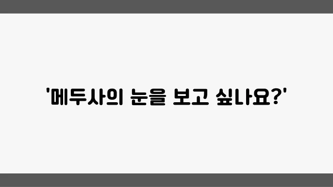 메두사의 현대적 재해석