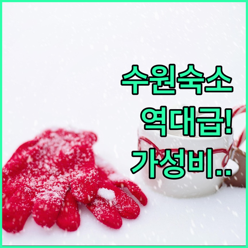 출장이나 가족 여행 가기 좋은 수원 ..