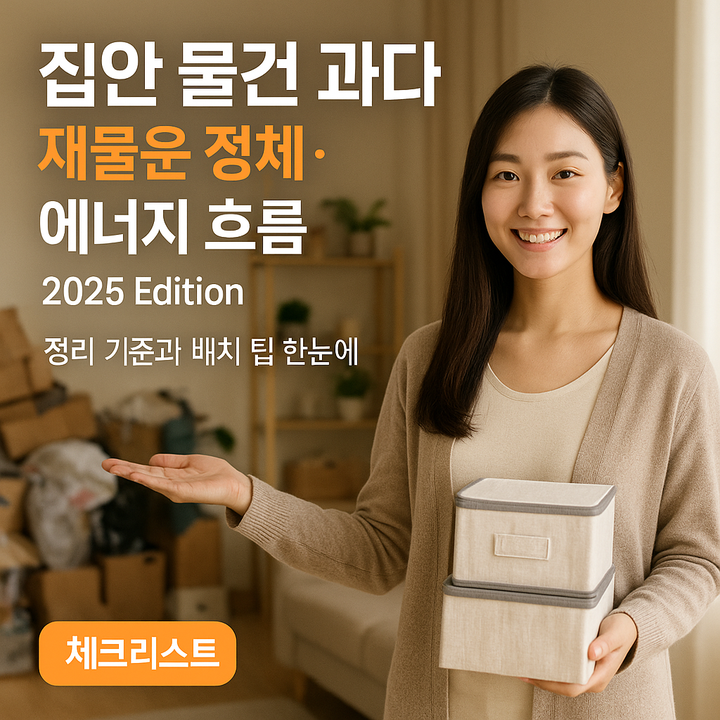 집안 물건 과다 ｜ 재물운 정체&middot;에너지 흐름 2025 Edition 인사이트