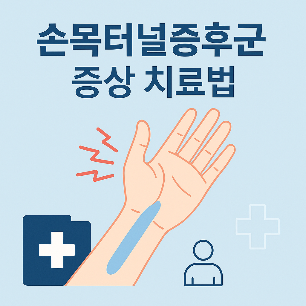 손목터널증후군 증상 치료법