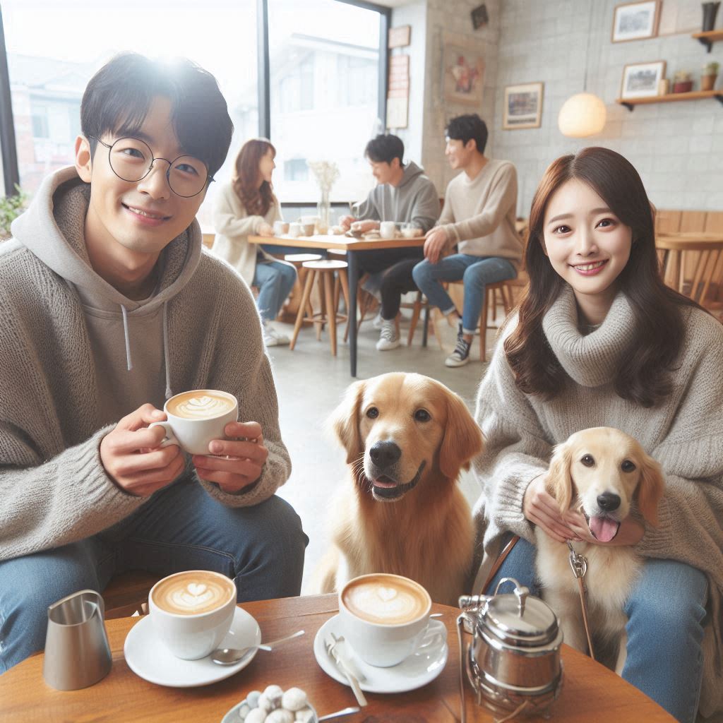 반려견 애견 동반 카페 관련 이미지