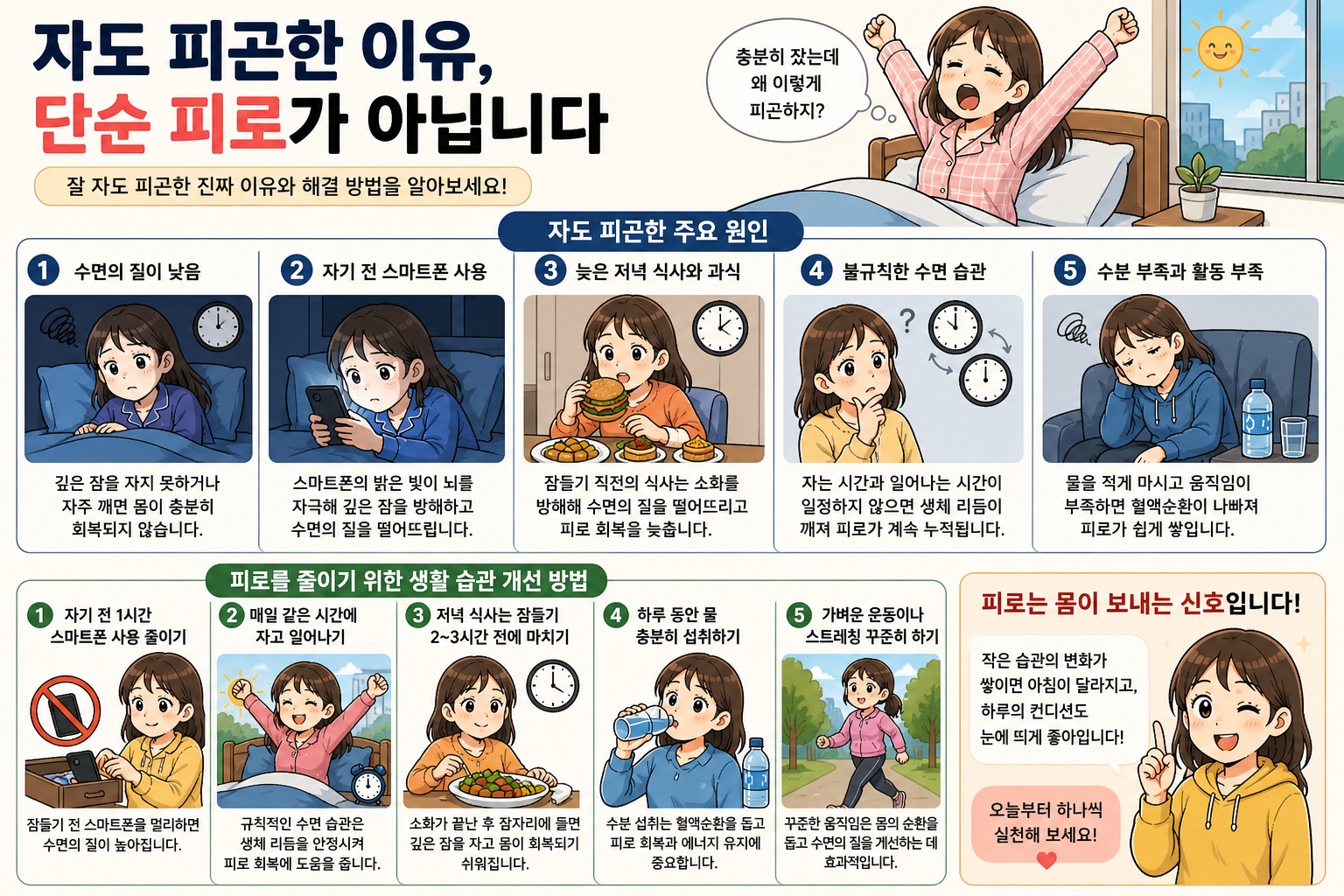 자도 피곤한 이유