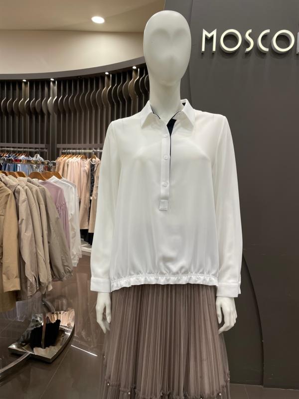 모스코나 앞블루종셔츠형블라우스 MOBL223Z5