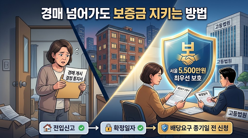 소액임차인 최우선변제금 - 다가구 주택 경매 시 보증금 보호와 배당요구 신청 절차 안내