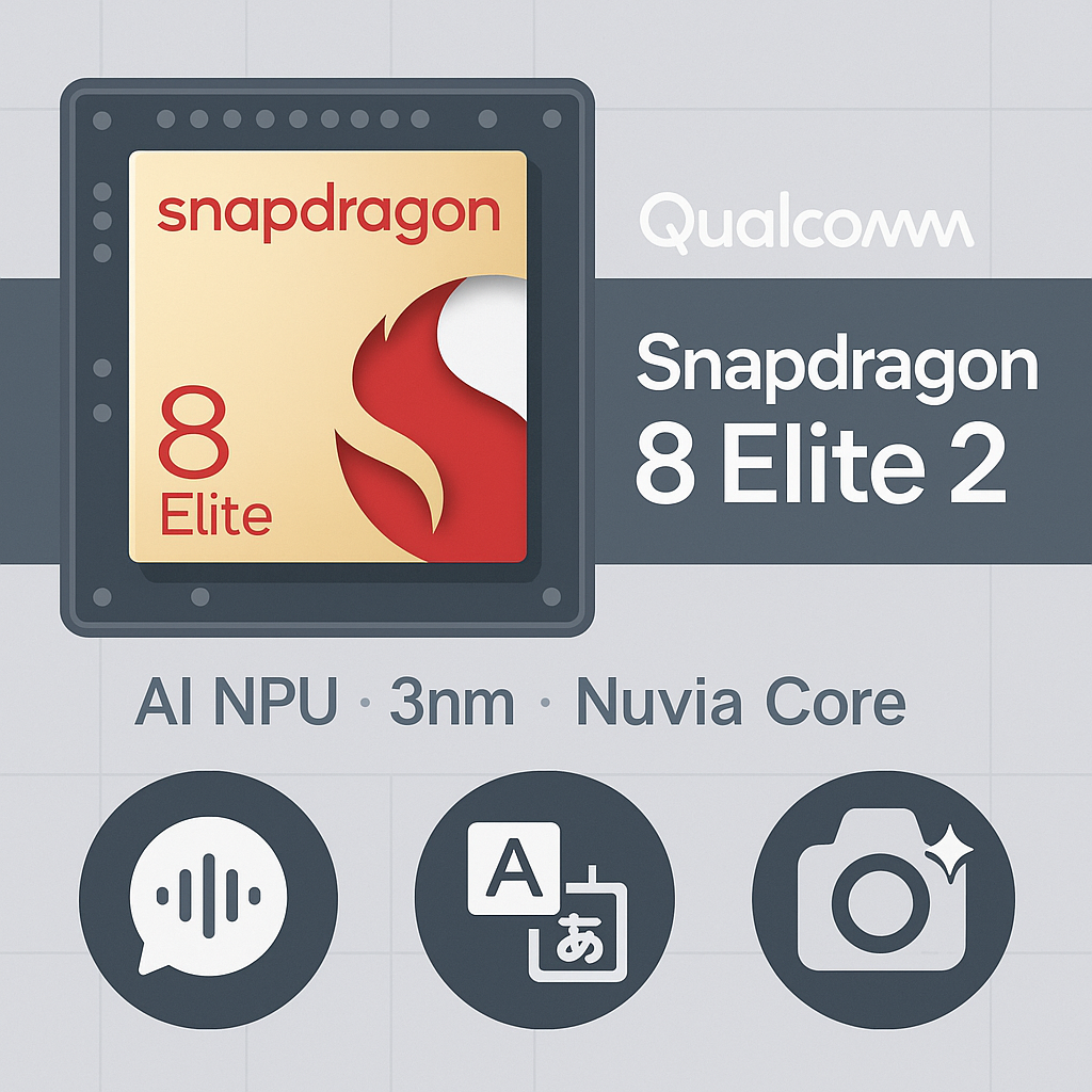 Qualcomm Snapdragon 8 Elite 2 – 3nm, AI 성능 대폭 향상 Snapdragon 8 Elite 2 출시 썸네일