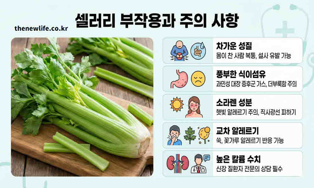 셀러리 효능 부작용