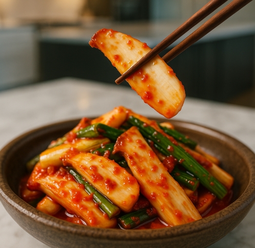 새송이버섯김치 만드는 법