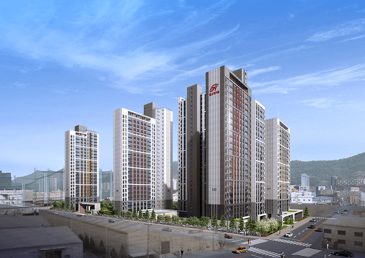힐스테이트 횡성 조감도 1