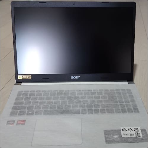 새로 구매한 Acer 노트북 화면