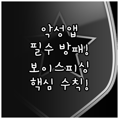 보이스피싱 악성 앱 설치 막는 금융 ..