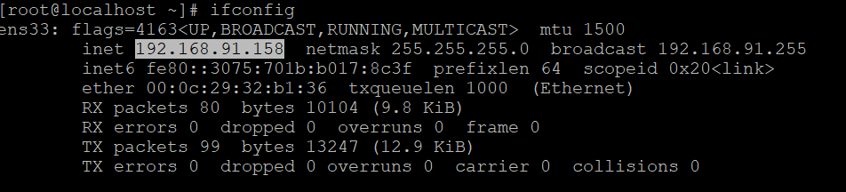 ifconfig