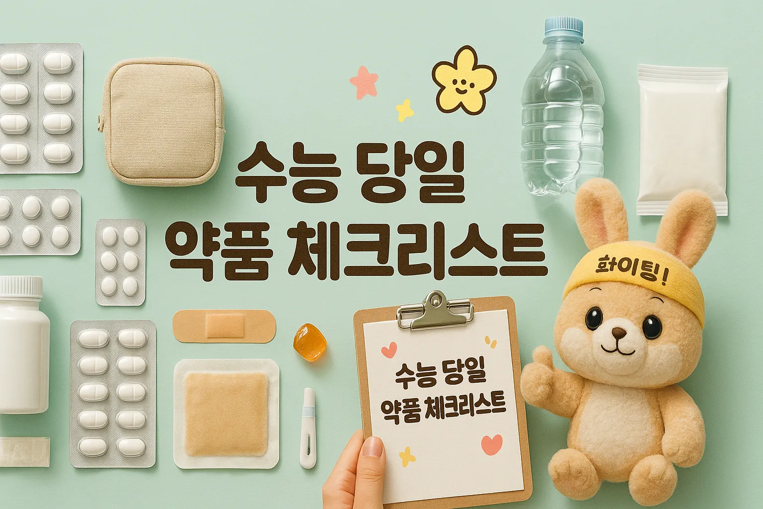 수능 당일 약품 준비물 체크! 시험장 반입 가능 의약품 리스트