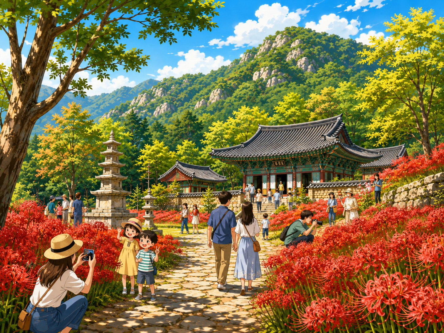 영광 불갑산 상사화축제