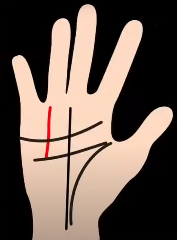 손금 보는 방법 성공선