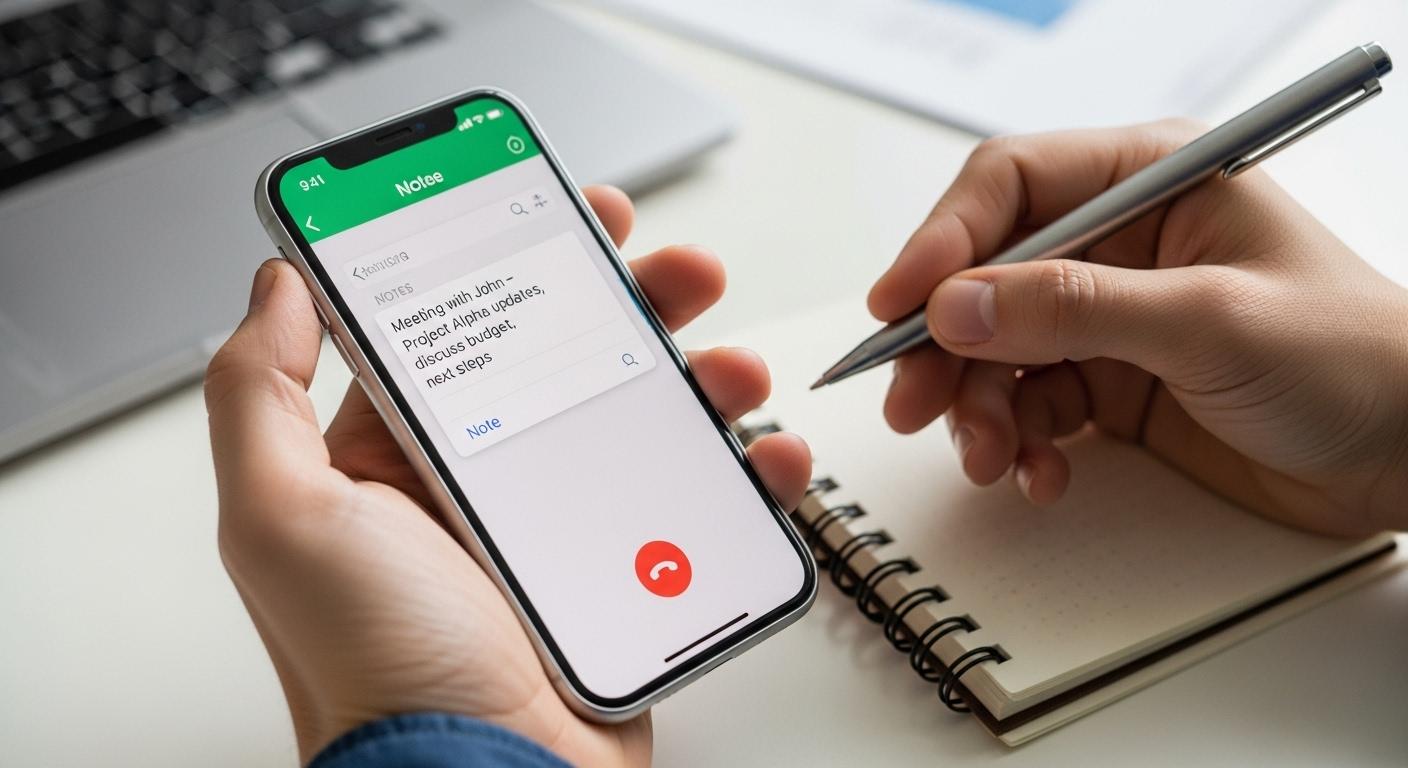 아이폰 통화녹음 메모