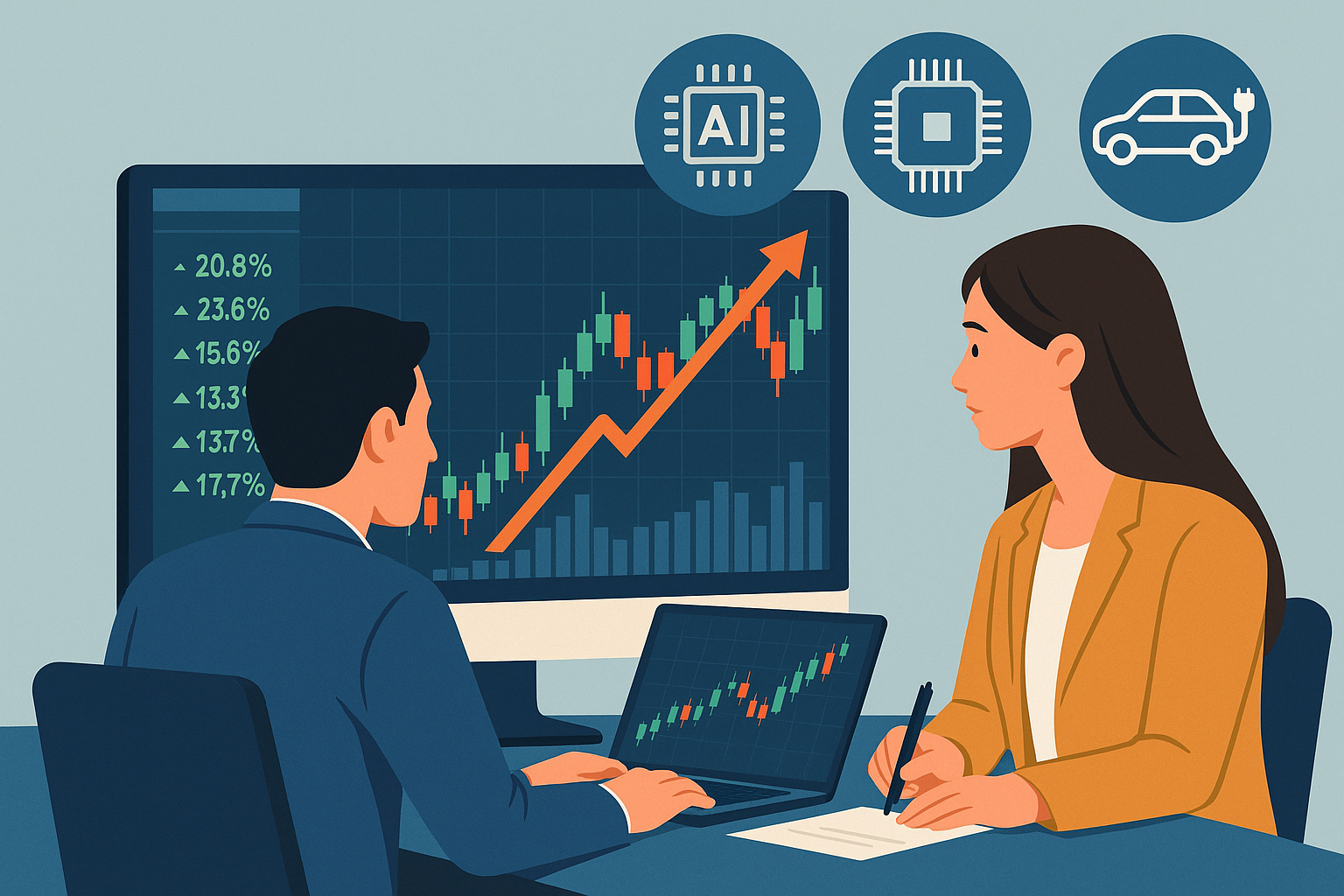 최근 3개월간 급등한 주식들의 공통된 특징 분석