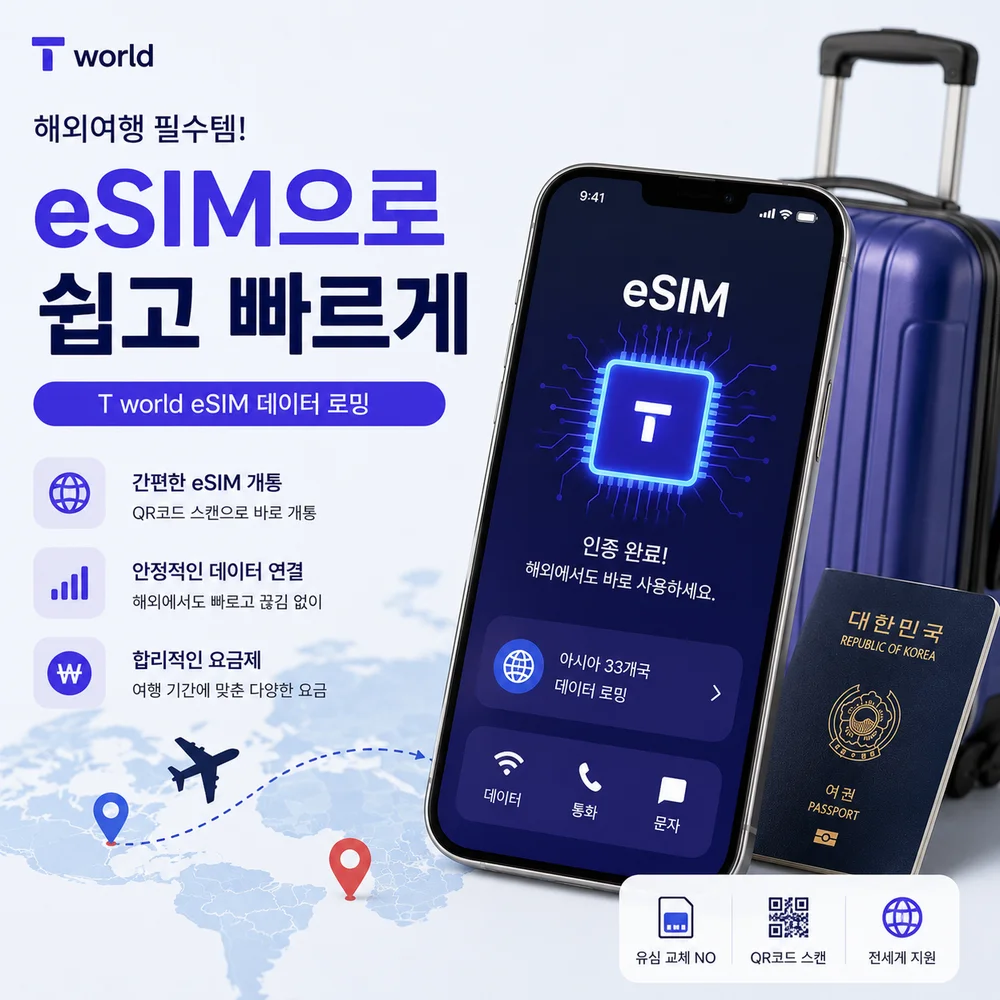 티월드 eSIM