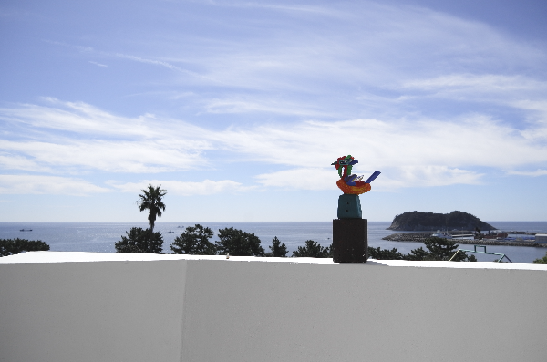 왈종미술관 옥상 작품