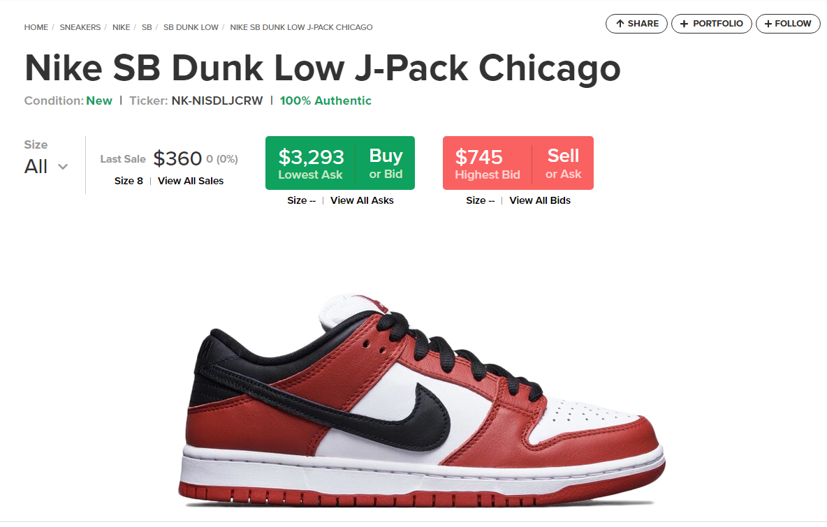 나이키 SB 덩크 로우 프로 시카고 발매 정보 사이즈 드로우 리셀가 예상 BQ6817-600 7