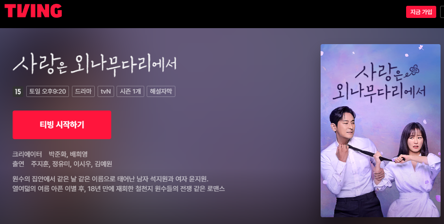 사랑은 외나무다리에서 재방송