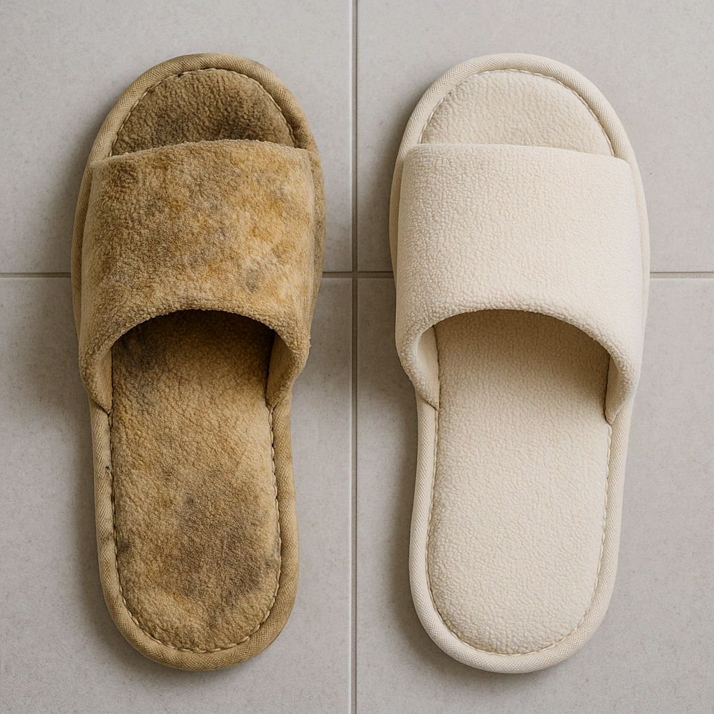 생활환경 청결 지키는 실내 슬리퍼 세탁법