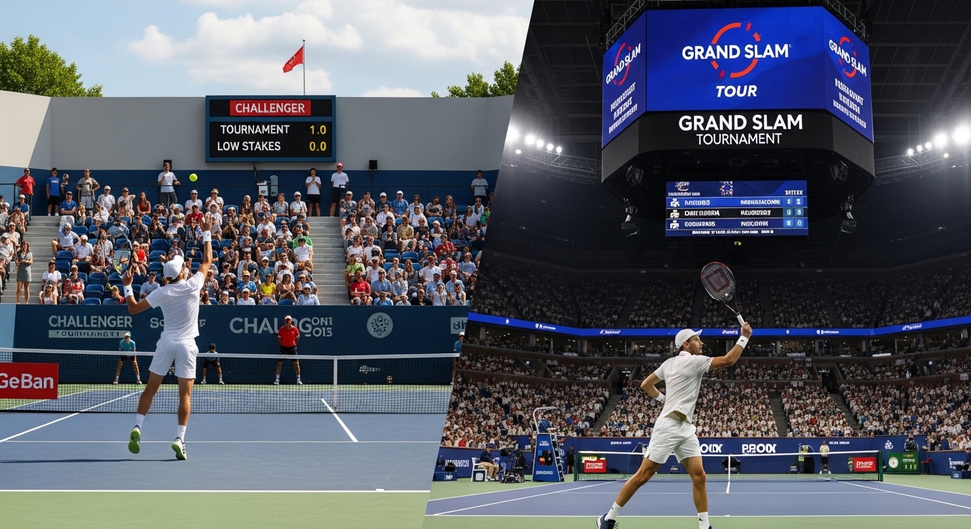 챌린저 대회와 투어 대회의 차이점