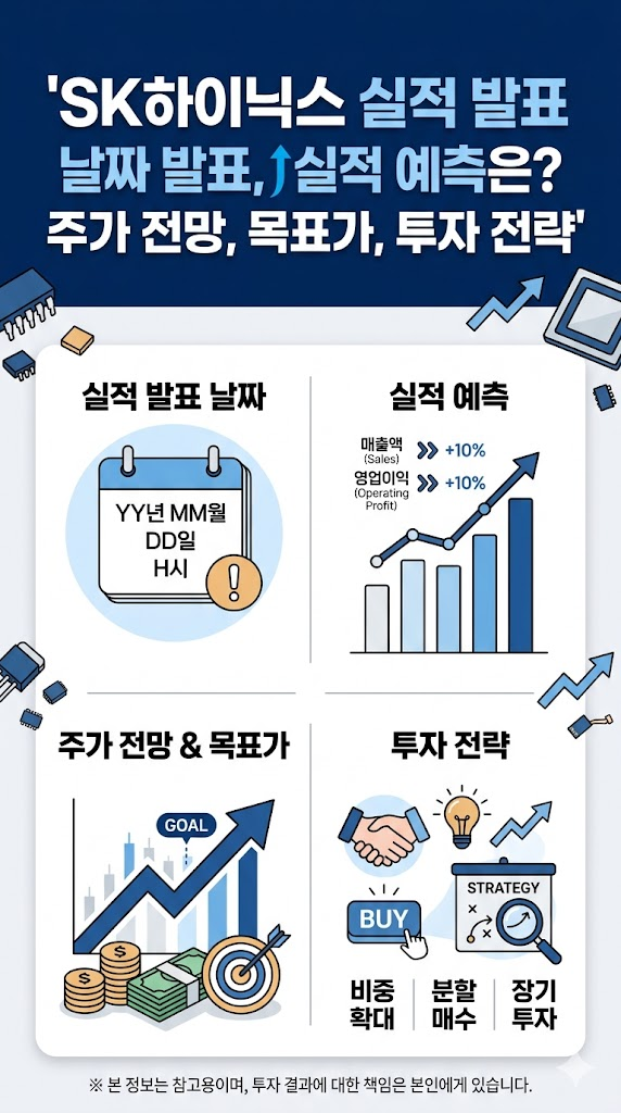 SK하이닉스 실적 발표 날짜, 실적 예측은? 주가 전망, 목표가, 투자 전략