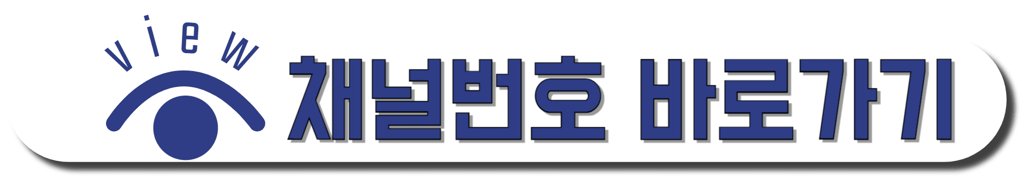 CH-View(채널뷰)-채널번호-바로가기