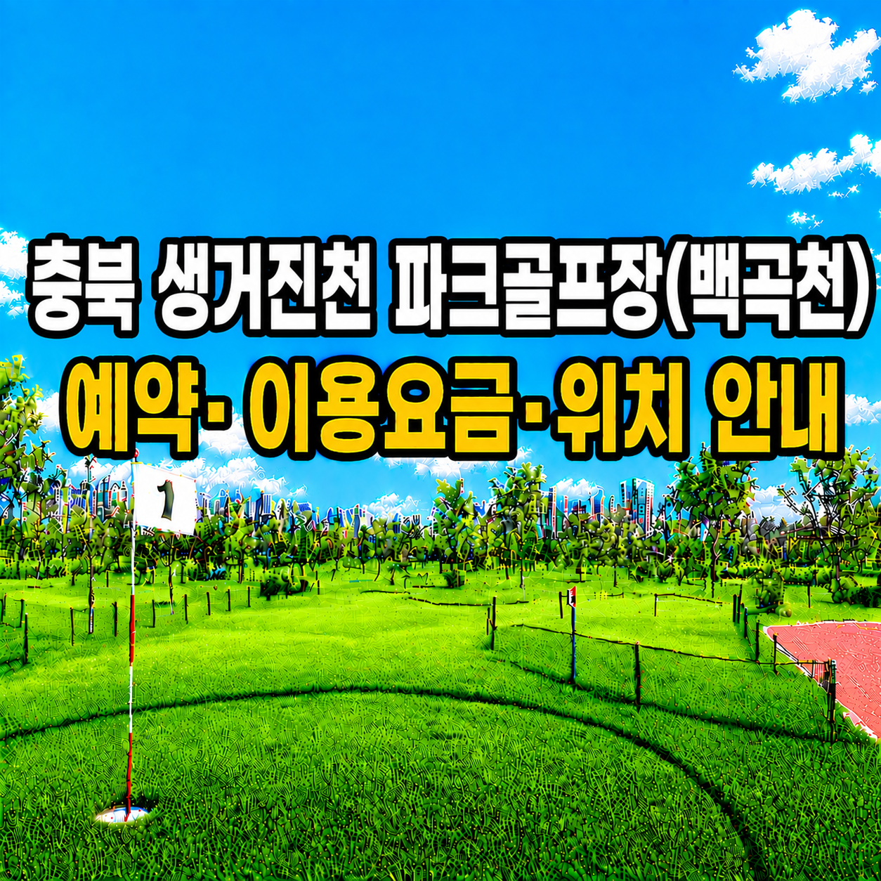 생거진천 파크골프장(백곡천) 예약·이용요금·위치 안내 (충북 파크골프장 총정리)