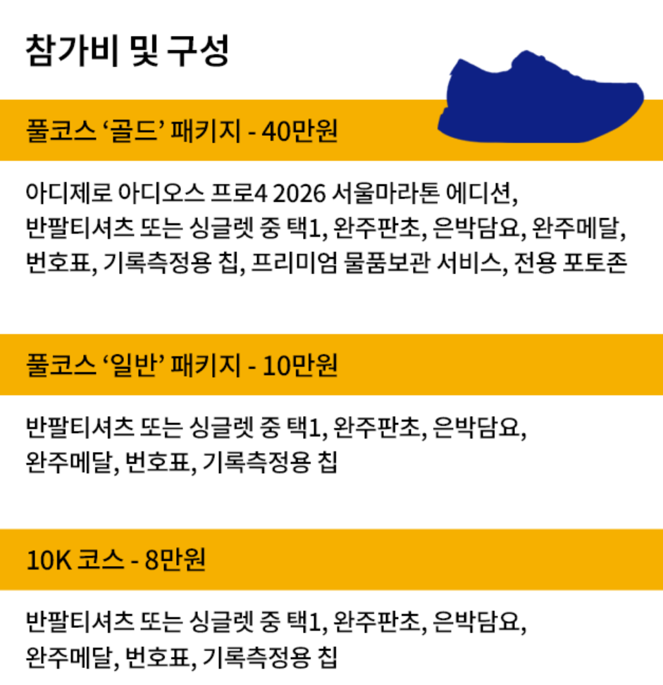 2026 동아마라톤 접수 참가 신청