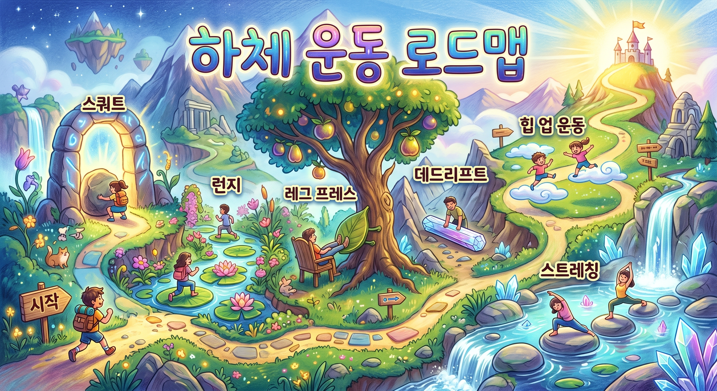 하체 운동 로드맵