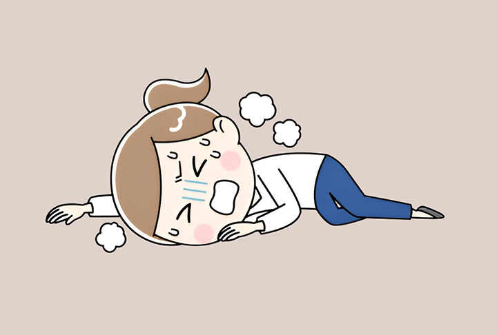 호흡곤란으로-쓰러진-여성