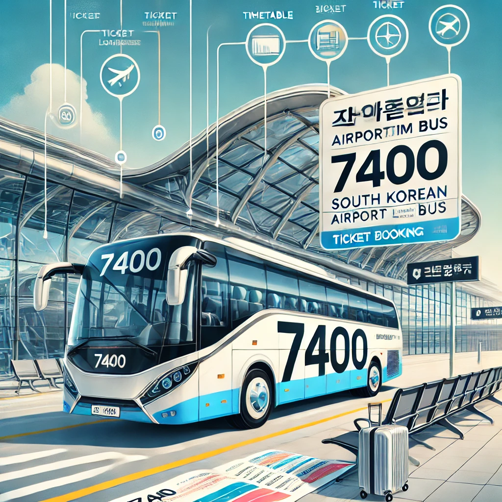 공항버스 7400번 시간표&amp;#44; 공항버스 7400 예매 3