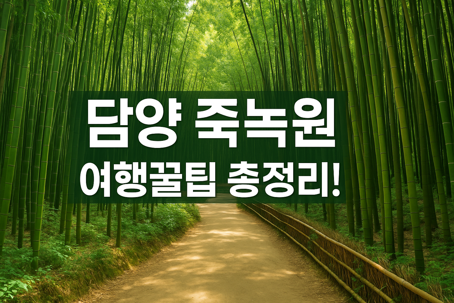 담양죽녹원 여행