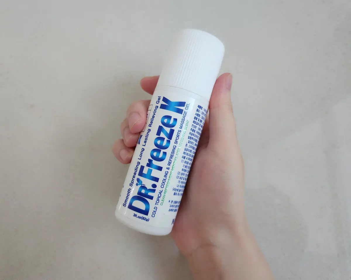 닥터프리즈케이-스포츠용-쿨링겔-무릎통증-인대통증-관절통증-완화-효과