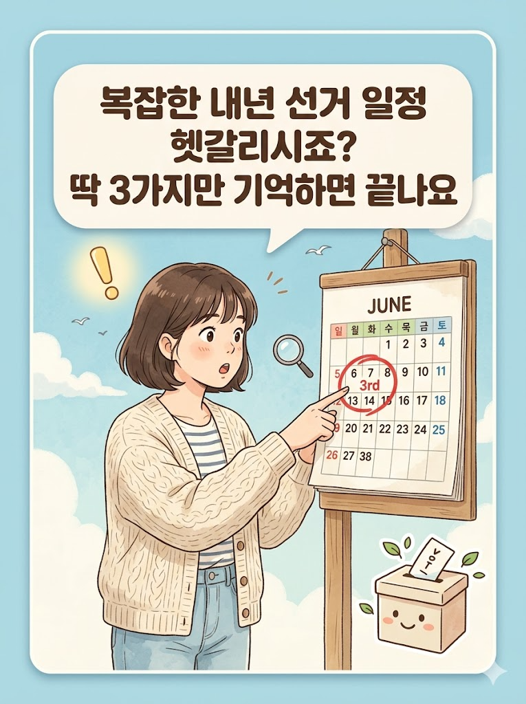2026년 지방선거 일정 사전투표일 본투표일 안내